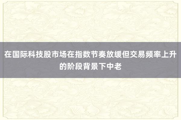 在国际科技股市场在指数节奏放缓但交易频率上升的阶段背景下中老